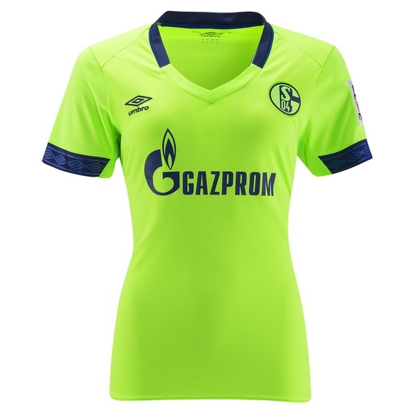 Camiseta Schalke 04 Replica Tercera Ropa Mujer 2018/19 Verde